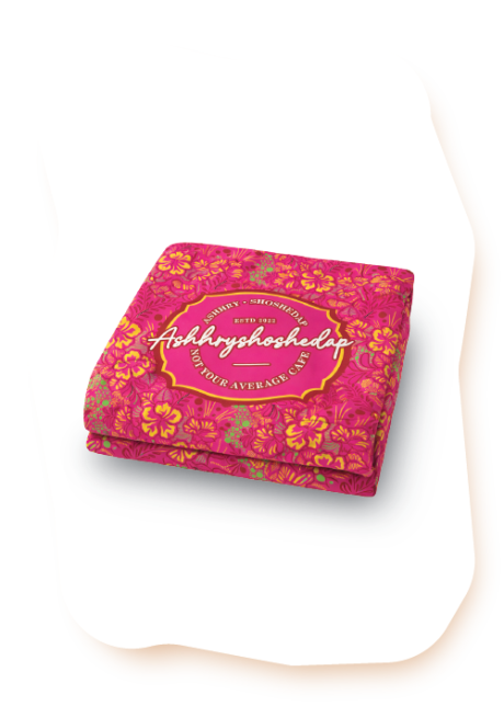AshhryShoshedap Premium Pink Floral Blanket – Selimut Sofa Aesthetic & Throw Blanket Cozy Malaysia
